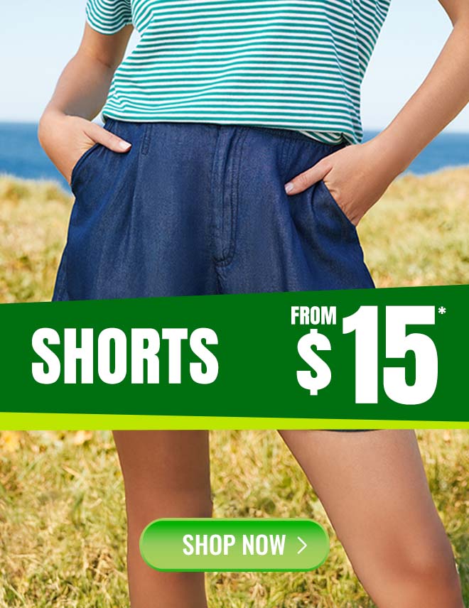 Womens Spring Shorts from $15