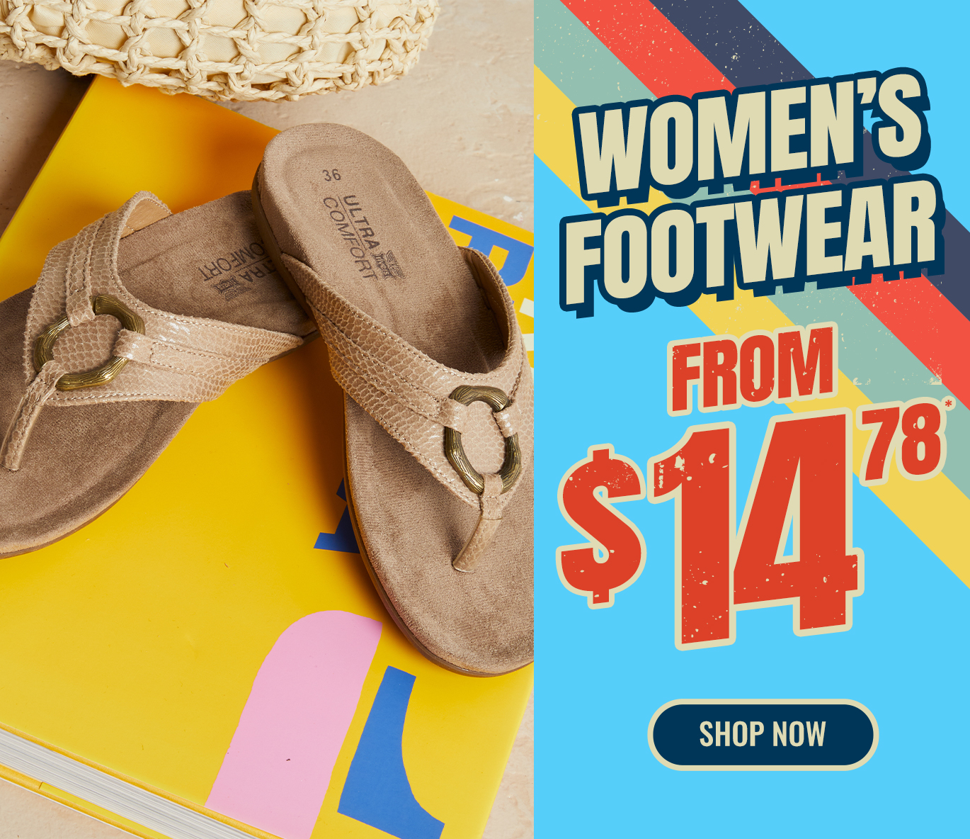 Women’s footwear from $14.78 – Birthday sale on shoes!