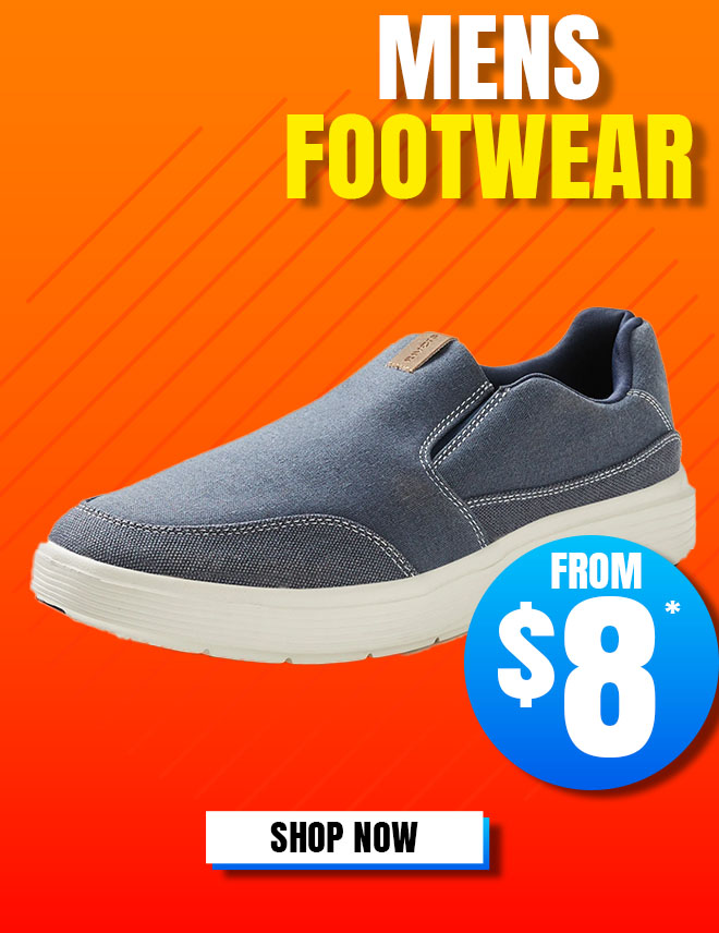 Mens Clearance Footwear from $15