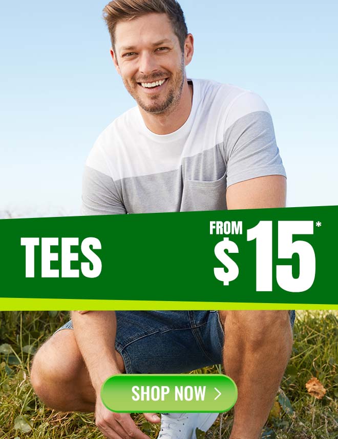 Mens Tees from $15