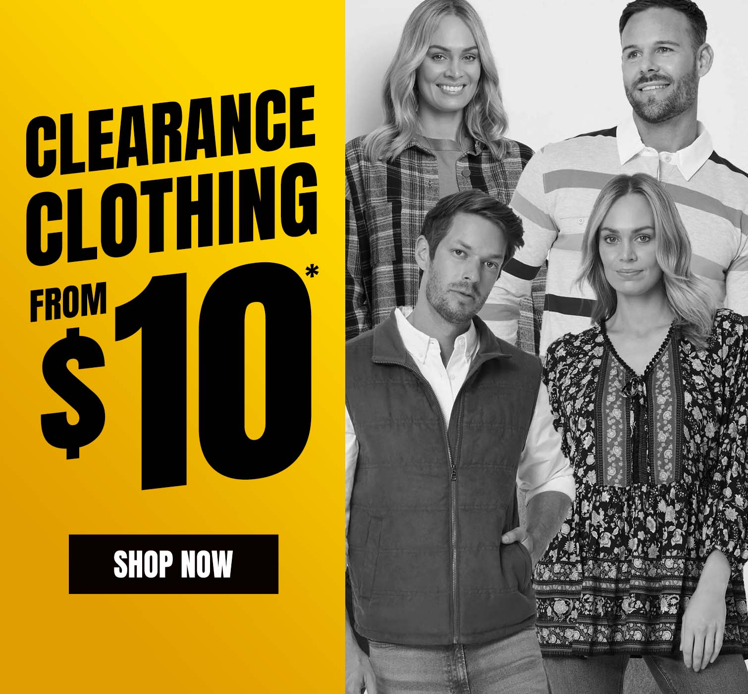 Shop Clearance Clothing from $10