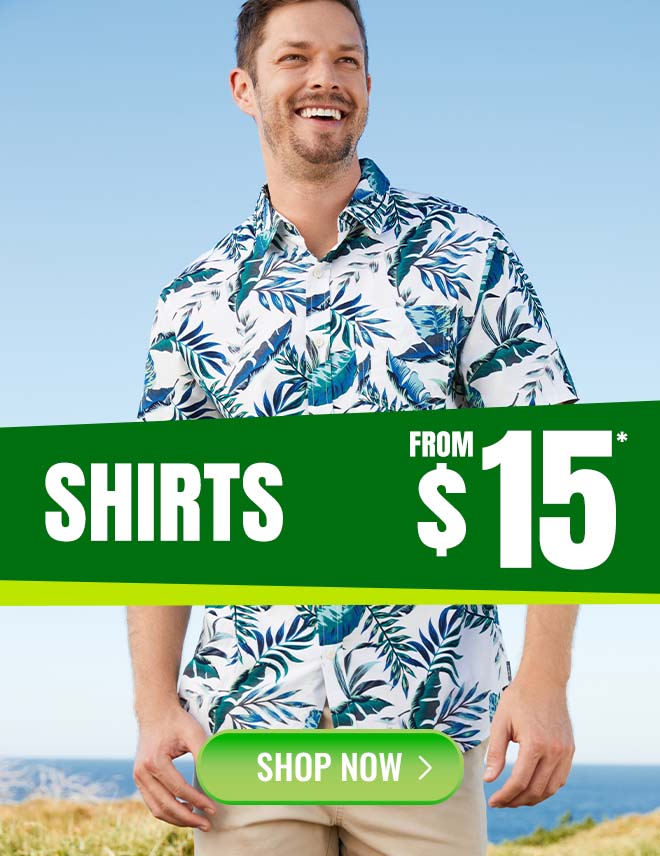 Mens Shirts from $15