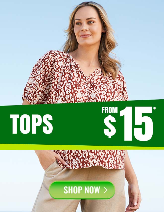 Womens Spring Tops from $15