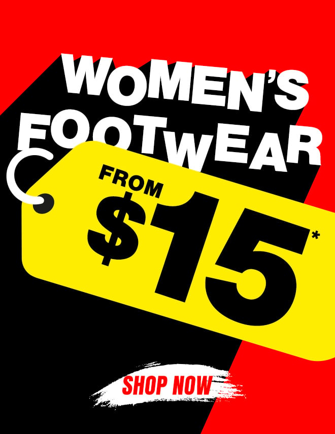 Womens Clearance Footwear from $15